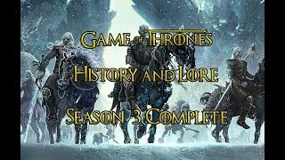 Game of Thrones  Histories and Lore  Season 3 Complete  ENG and TR Subtitles [upl. by Elocen]