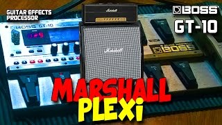 BOSS GT10 MARSHALL PLEXI 51 [upl. by Zealand]