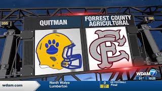 1115 Highlights Quitman v Forrest County AHS [upl. by Anstus]