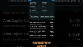 Les dividendes pleuvent bourse investiment finance [upl. by Nrojb]