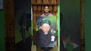 Melukis KH Hasyim Asyari oilpainting art khhasyimasyari tebuireng santri catminyak lukisan [upl. by Cartwell609]