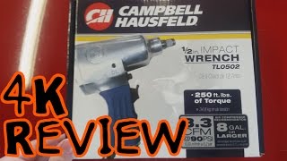 Campbell Hausfeld TL0502 Impact Wrench [upl. by Carilla]