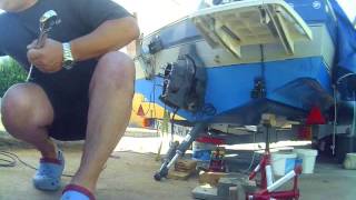 Mercruiser Alpha One Gen 2 Reparación del rodamiento Part1 [upl. by Anewor]