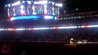 March 20th 2010 Rodeo Houston National Anthem Kick Offmov [upl. by Rafael]