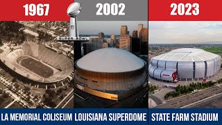 All Super Bowl Stadiums 19672025 [upl. by Lind263]