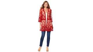 LaBellum by Hillary Scott Lace Topper with Scalloped Hem [upl. by Jerrol97]