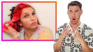 Hairdresser Reacts To DIY Cherry Cola Hair Makeovers [upl. by Pederson]