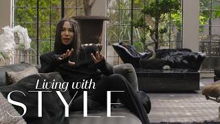 Inside Olivier Rousteing’s glamorous house in Paris  Living With Style [upl. by Yrac]