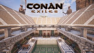 Conan Exiles  Aquilonian Bath House Speed Build [upl. by Aiciles]