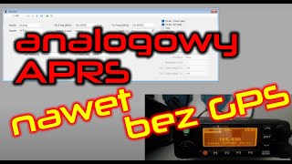 Analogowy APRS na 144800 w opengd77 również bez GPS [upl. by Kyrstin944]