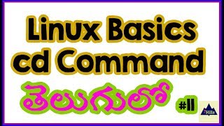 Linux basic Commands in Telugu  cd command [upl. by Nibram]