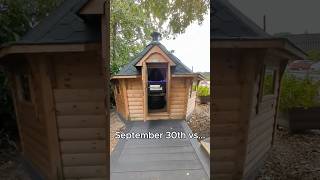 September 30th vs October 1st  Camping Cabins autumn glamping [upl. by Topper]