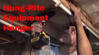 HVAC Installation HungRite Equipment Hanger [upl. by Dustan461]