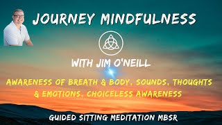 MBSR Full Guided Sitting Meditation [upl. by Ayikat349]