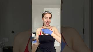 TikTok credit  bellabenioff 🥰 HOW TO GET self tan lines using OUTER EGO 🧡🩷 outerego [upl. by Garson]