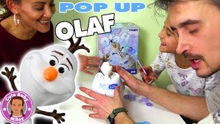 Pop Up Olaf Spiel  wann hüpft Olaf aus dem Fass  CuteBabyMiley [upl. by Ytsihc249]