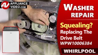 Dryer making Squealing noise amp Drum not turning issues  Drive Belt  Diagnostic and Repair [upl. by Ahsatsan985]