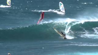 Hookipa Beach Windsurfing on Maui [upl. by Enovaj]