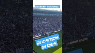 Arminia Bielefeld  Borussia Dortmund 2  Hymne  Stadionlied [upl. by Leeban]