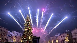 Novorocny ohnostroj Banska Bystrica 2019 New years ewe in Slovakia [upl. by Thierry683]