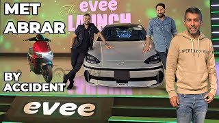 Met Abrar By Accident  Evee Launch Event  PakWheels Vlog [upl. by Ainslie]