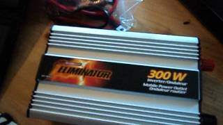 my motomaster eliminator 300 watt mobile power inverter [upl. by Nanyt]