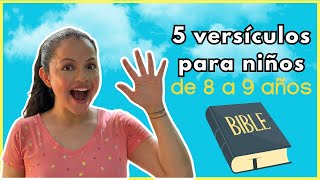 5 Versículos Bíblicos Para Niños de 8 a 9 Años [upl. by Hanah]