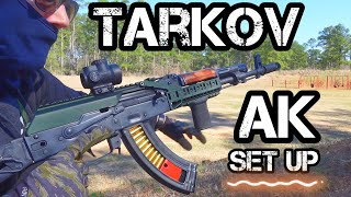 My Escape from Tarkov AK47 set up in real life [upl. by Goodkin989]