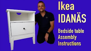 Ikea IDANÄS Bedside table Assembly Instructions Effortless Assembly Ikea IDANÄS StepbyStep Guide [upl. by Moser]