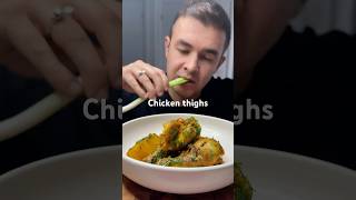 Chicken thighs amp potatoes 🥔 with aromatic spices chef asmrfood fypシ゚viral foodvlog eatingshow [upl. by Eilram]