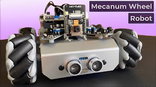 Advanced Mecanum Wheels Robot using Arduino amp ESP32 CAM  4WD Omnidirectional Movement [upl. by Ettenrahc962]