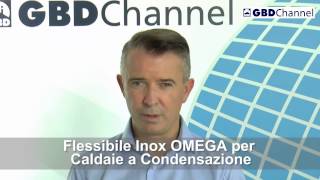 Intubamento sistema fumario per caldaie a condensazione con tubazione flessibile inox FLEXOMEGA FO [upl. by Deering]