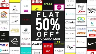 Shop the Seasons Best Deals Flat 50 Off at HappyHoJaoSale Viviana Mall 🛒✨ [upl. by Marika]