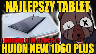 OPENING HUION NEW 1060 PLUS  Najlepszy i Najtańszy Tablet Graficzny Krita Photoshop Medibang [upl. by Dareen96]