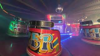 Bert Hollands Waltzer Offride Pov  Nottingham Riverside Funfair 03082024 [upl. by Bettina]