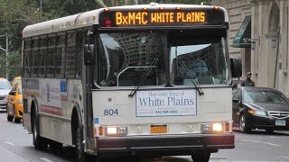 BeeLine Bus On Board Orion V Suburban 807 BxM4C to Manhattan via Harlem River Drive [upl. by Leynad796]