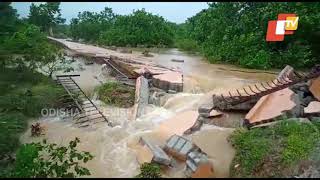 Rain Pummels Bhubaneswar Utkal University Campus Wall Collapses [upl. by Ailekahs]