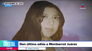 Familiares y amigos dan último adiós a Montserrat Juárez  Noticias con Crystal Mendivil [upl. by Eyar]