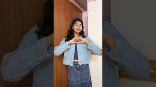 How to style a corset top part2 denim denimjackets corsettop styleinspo fashionblogger [upl. by Jollenta]