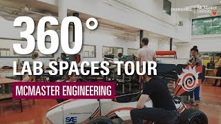 Engineering Lab Spaces 360° VR Tour  McMaster Engineering [upl. by Enenaej]