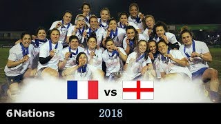 France  Angleterre Rugby Féminin6 Nations 2018 [upl. by Yur]