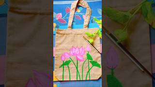 Tote bag painting painting totebag shorts [upl. by Raffo861]