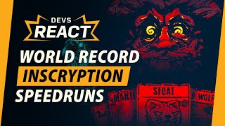 Inscryption Developers React to World Record Speedruns [upl. by Asus]