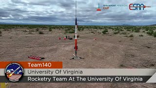 UVA Rocketry Launches Sabre 1 at Spaceport America Cup 2024 [upl. by Donoghue]