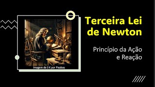 LEIS DE NEWTON 3ª LEI DE NEWTON TEORIA  PRINCÍPIO DA AÇÃO E REAÇÃO [upl. by Ahrat]