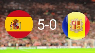 mikel Oyarzabal spain vs Andorra all goals and highlight [upl. by Eserahs]