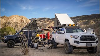 Anza Borrego State Park Toyota Tacoma build shakedown [upl. by Buchanan]