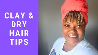 ALL ABOUT CLAY BENTONITE amp RHASSOUL amp KAOLIN  TIPS FOR DRY GRAY HAIR [upl. by Nevai]