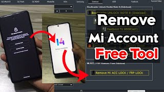 Bypass Mi Account with One Click Micloud Removal Free Tool [upl. by Drofxer]