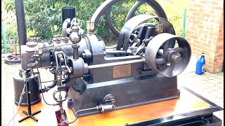 1908 5hp Hornsby Open Crank Hot Bulb Engine Starting Explained Pre Ruston and Hornsby Oil Engine [upl. by Mistrot930]